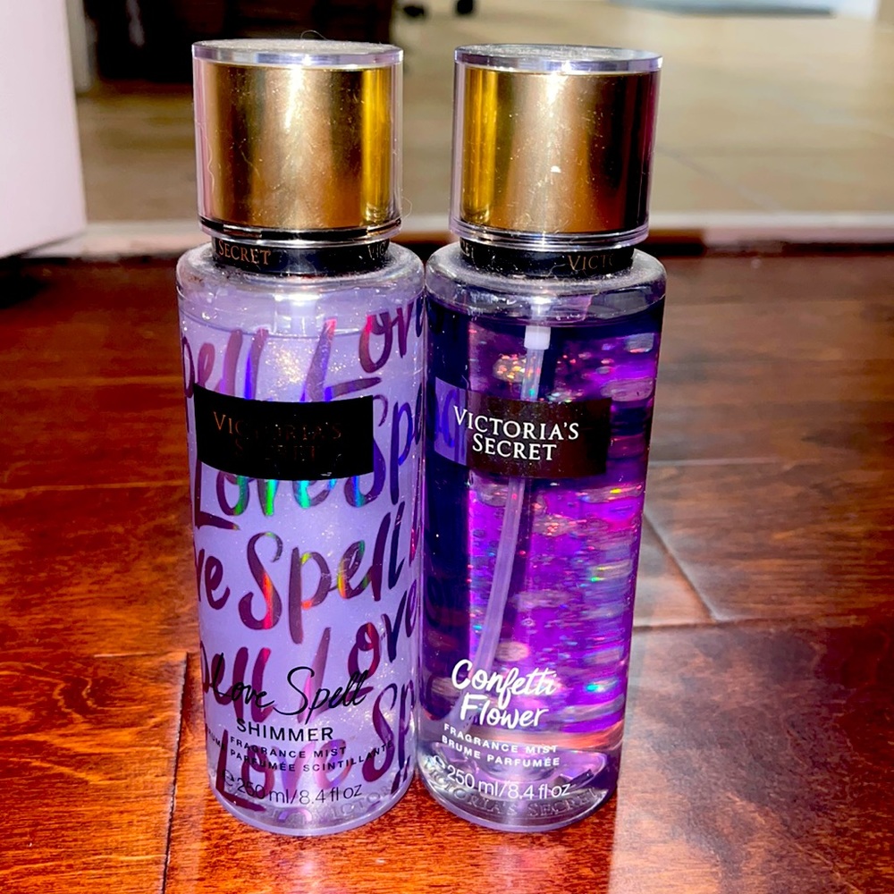Bath and body works love spell spray and shimmer spray
